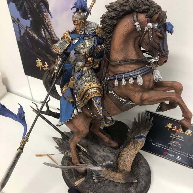 Amazon | 限定 人気スマホゲーム大三国志 限定フィギュア 張遼彫像 高